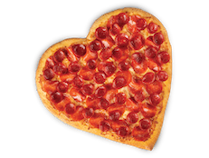 Heart Shaped Pizza